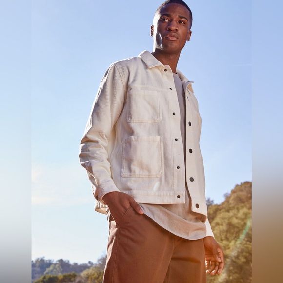 RSQ Mens Corduroy Chore Jacket in Size Large - Picture 1 of 7